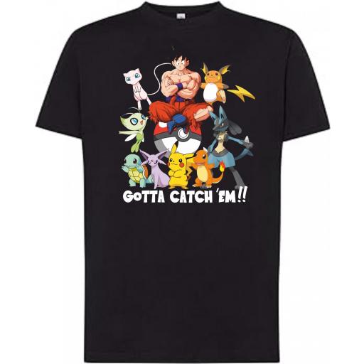 Camiseta - Goku Pokemon