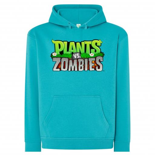 SUDADERA CON CAPUCHA Plants Vs Zombies # 1823