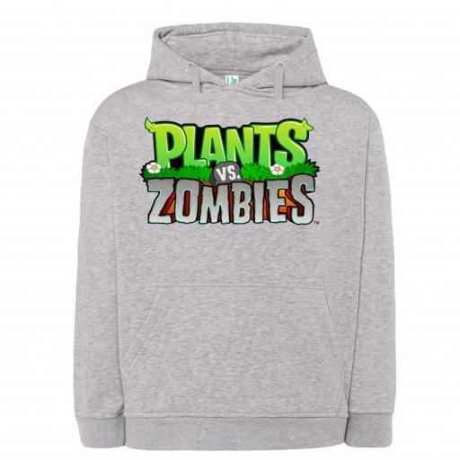 SUDADERA CON CAPUCHA Plants Vs Zombies # 1823 [2]
