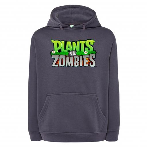 SUDADERA CON CAPUCHA Plants Vs Zombies # 1823 [5]