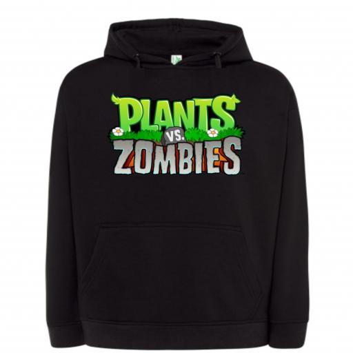 SUDADERA CON CAPUCHA Plants Vs Zombies # 1823 [4]