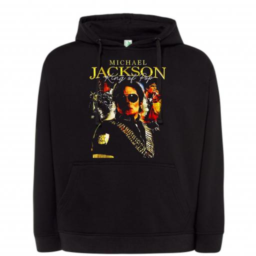 Sudadera CAPUCHA MICHAEL JACKSON KING OF POP # M791