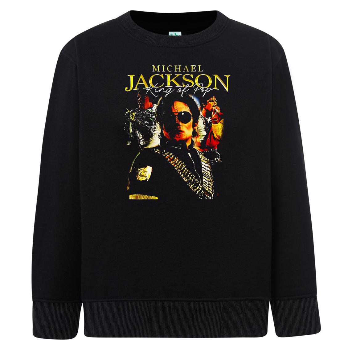 Sudadera Cuello Redondo MICHAEL JACKSON KING OF POP # M791