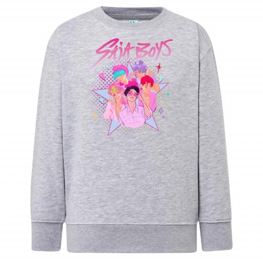 Sudadera NIÑOS Cuello Redondo Saja Boys # 1545 [3]