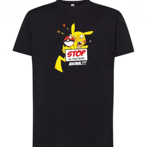 CAMISETA Pokemon - Stop al maltrato animal