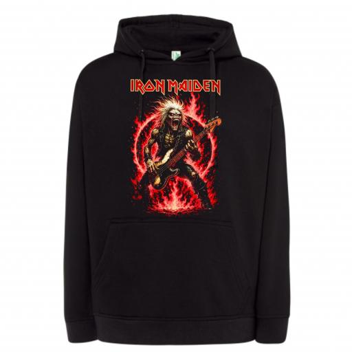 SUDADERA CON CAPUCHA IRON MAIDEN