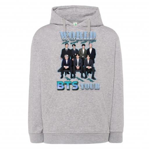 SUDADERA CON CAPUCHA BTS WORLD TOUR # M760 [1]