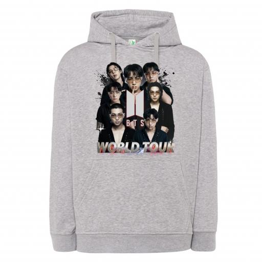 SUDADERA CON CAPUCHA BTS # M761 [1]