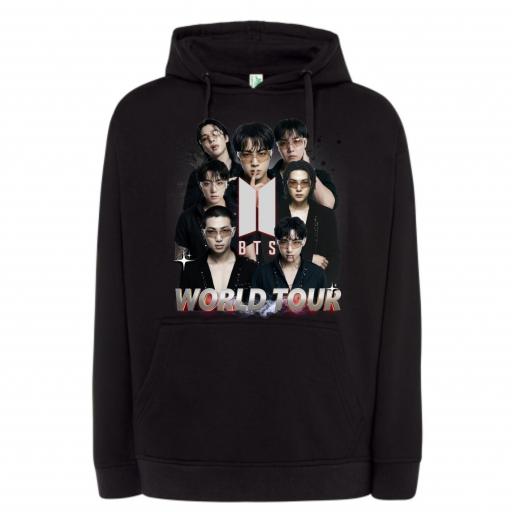 SUDADERA CON CAPUCHA BTS # M761