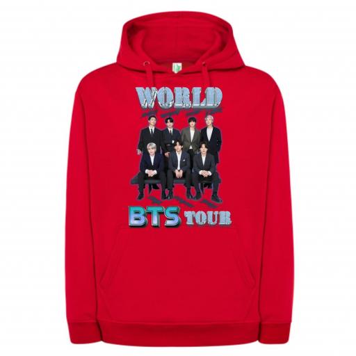 SUDADERA CON CAPUCHA BTS WORLD TOUR # M760 [3]
