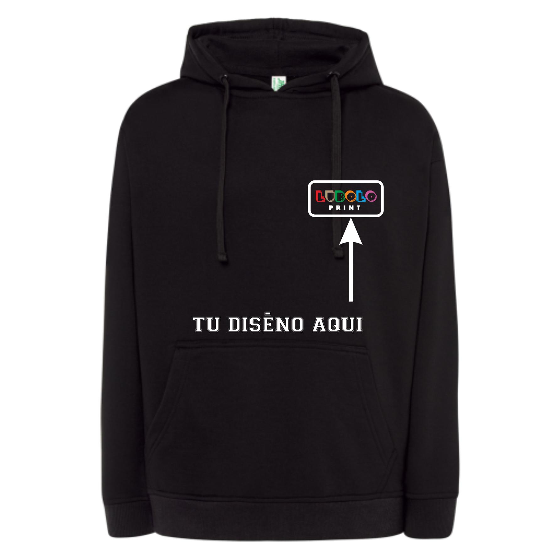 SUDADERA CON CAPUCHA PERSONALIZADA El diseño que Usted quiera.