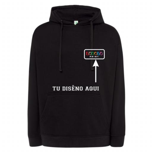 SUDADERA CON CAPUCHA PERSONALIZADA El diseño que Usted quiera.