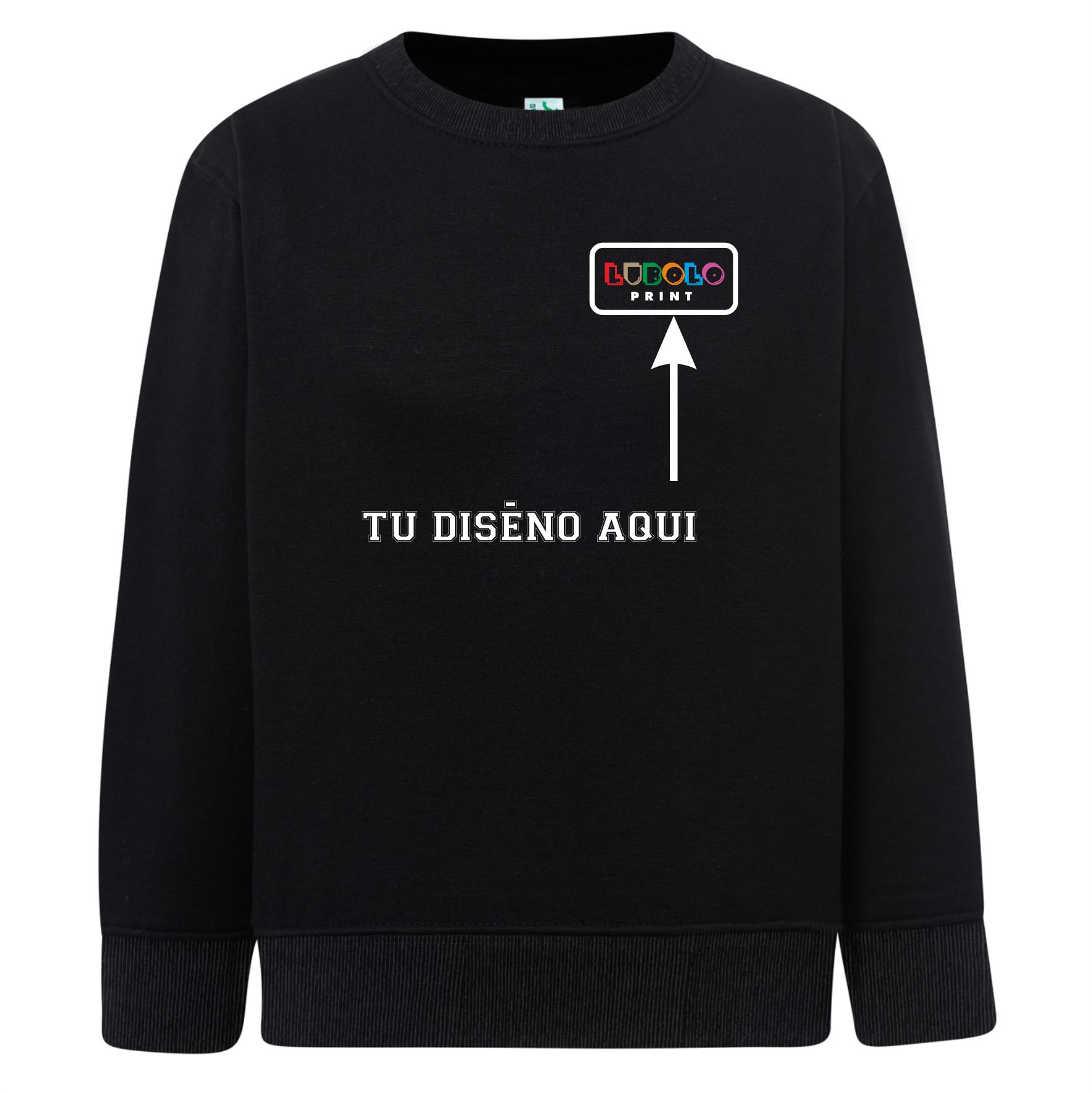 SUDADERA CUELLO REDONDO PERSONALIZADA El diseño que Usted quiera.
