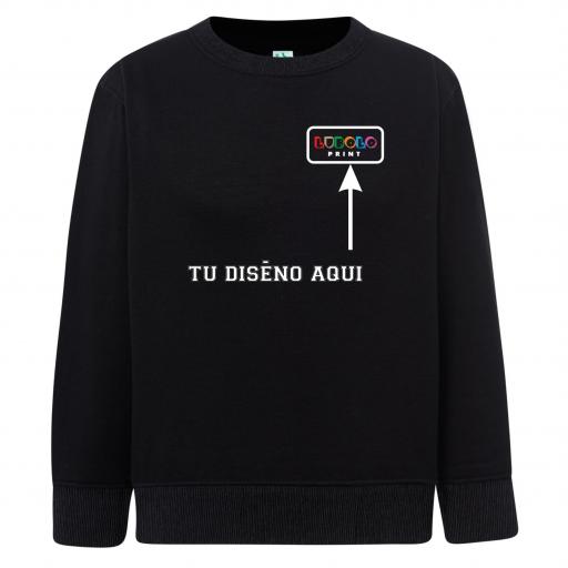 SUDADERA CUELLO REDONDO PERSONALIZADA El diseño que Usted quiera.
