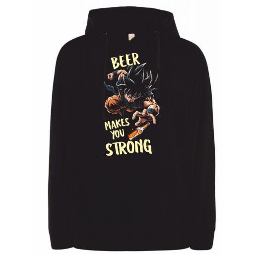 Sudadera Capucha Dragon Ball Goku Beer [0]