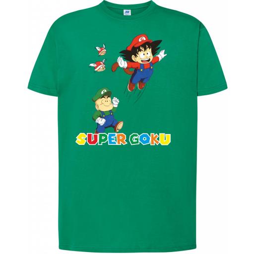 Camiseta Dragon Ball Super Goku Supero Mario