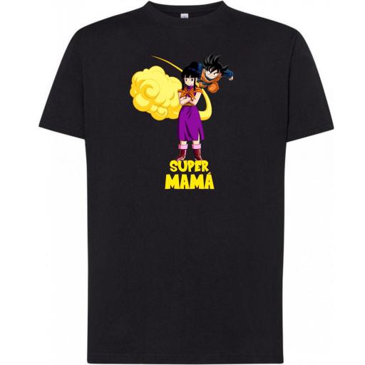 Camiseta Dia de La Madre  - Super Mama - Dragon Ball Chichi