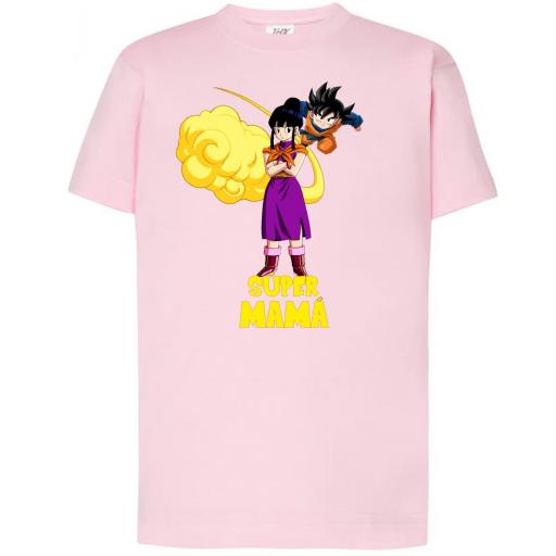 Camiseta Dia de La Madre  - Super Mama - Dragon Ball Chichi [2]