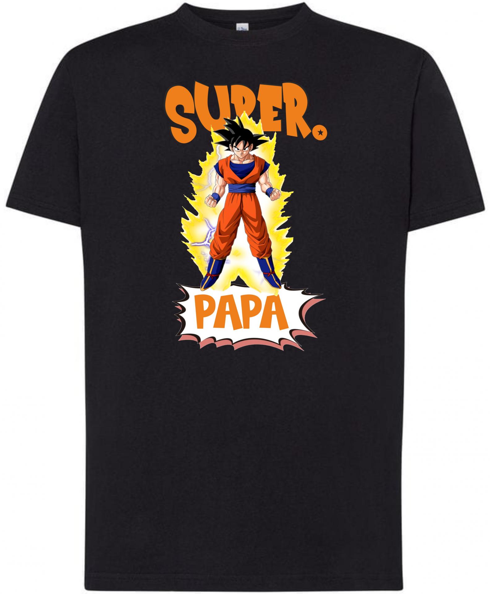 Camiseta Dia del Padre - Super Papá Son Goku Dragon Ball