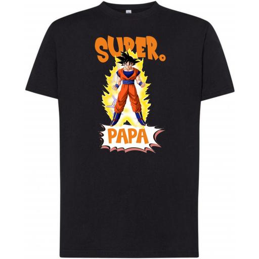 Camiseta Dia del Padre - Super Papá Son Goku Dragon Ball