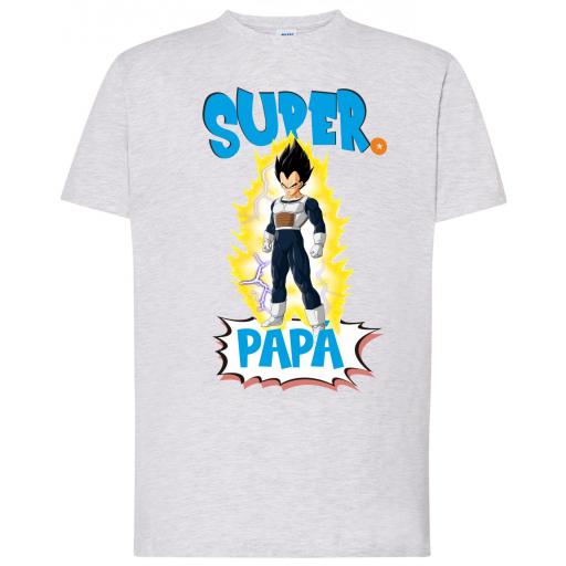 Camiseta Dia del Padre - Super Papa Vegeta Dragon Ball [0]