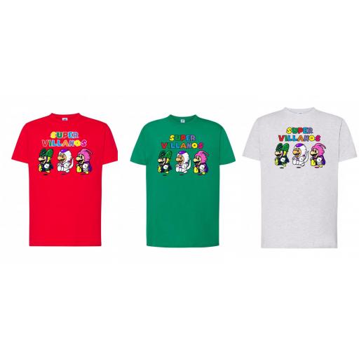 Camiseta - Mario Bros Super Villanos  [1]