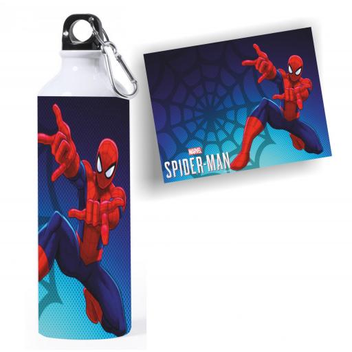 Botella Aluminio Spider Man