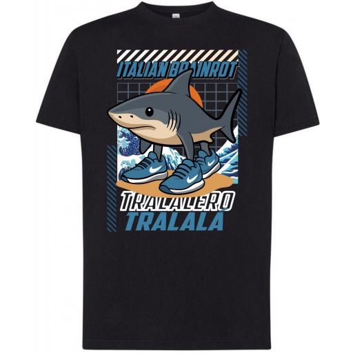Camiseta 100% algodon _ Tralalero Tralala Italian Brainrot [2]