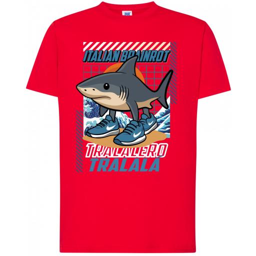 Camiseta 100% algodon _ Tralalero Tralala Italian Brainrot [1]