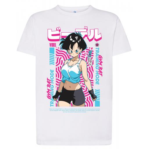 Camiseta 100% algodon _ Dragon Ball Videl GYM [3]