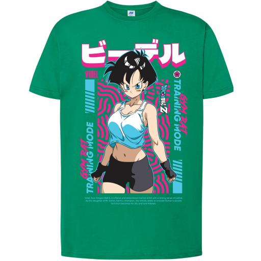 Camiseta 100% algodon _ Dragon Ball Videl GYM [1]