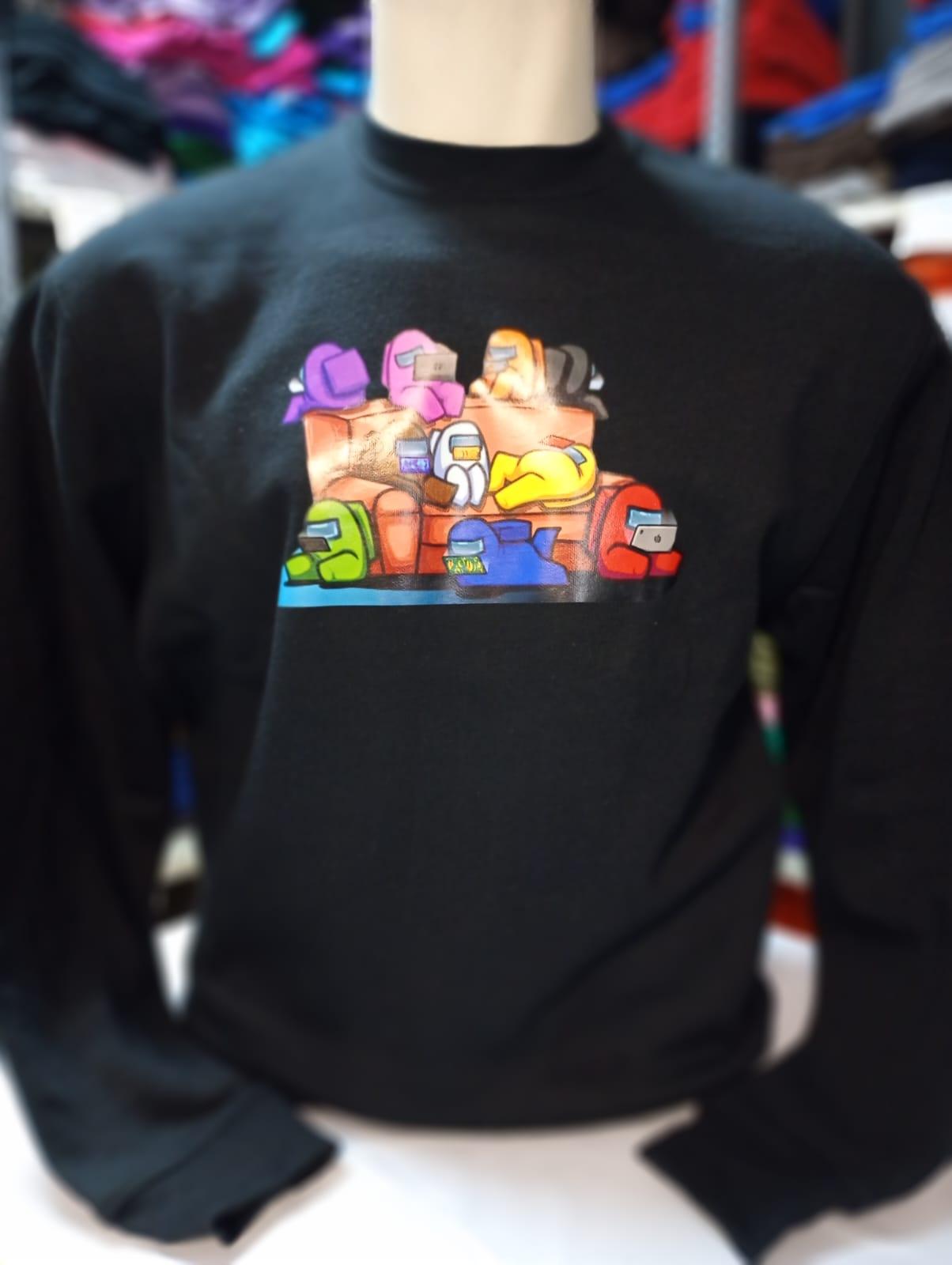 Sudadera Cuello Redondo OUTLET Talla XS