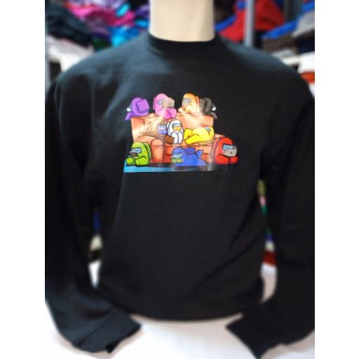 Sudadera Cuello Redondo OUTLET Talla XS