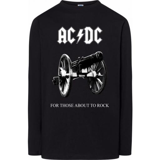 Camiseta ACDC For those about rock - Manga corta y larga - 100% algodón [1]