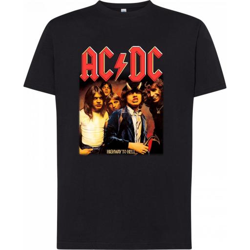 Camiseta ACDC Highway to Hell   - Manga corta y larga - 100% algodón [1]