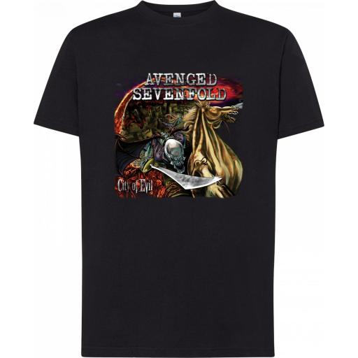 Camiseta Avenged Sevenfold - Manga corta y larga - 100% algodón