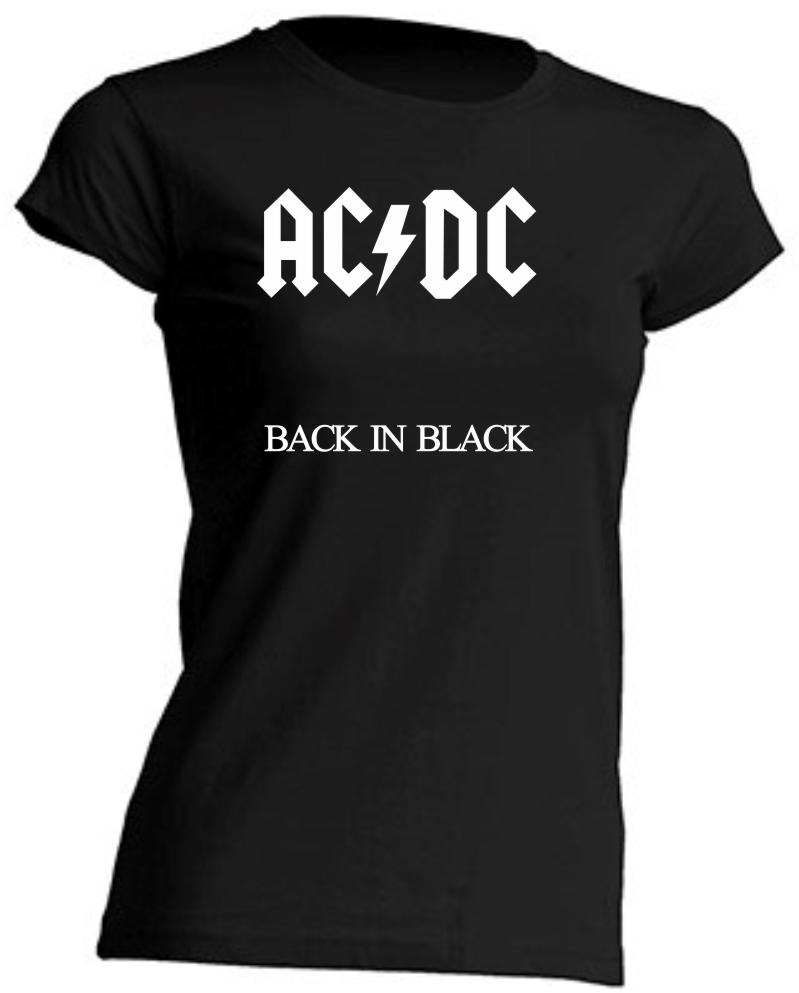 Camiseta de Chica ACDC Back in Black