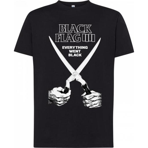 Camiseta Black Flag - Manga corta y larga - 100% algodón