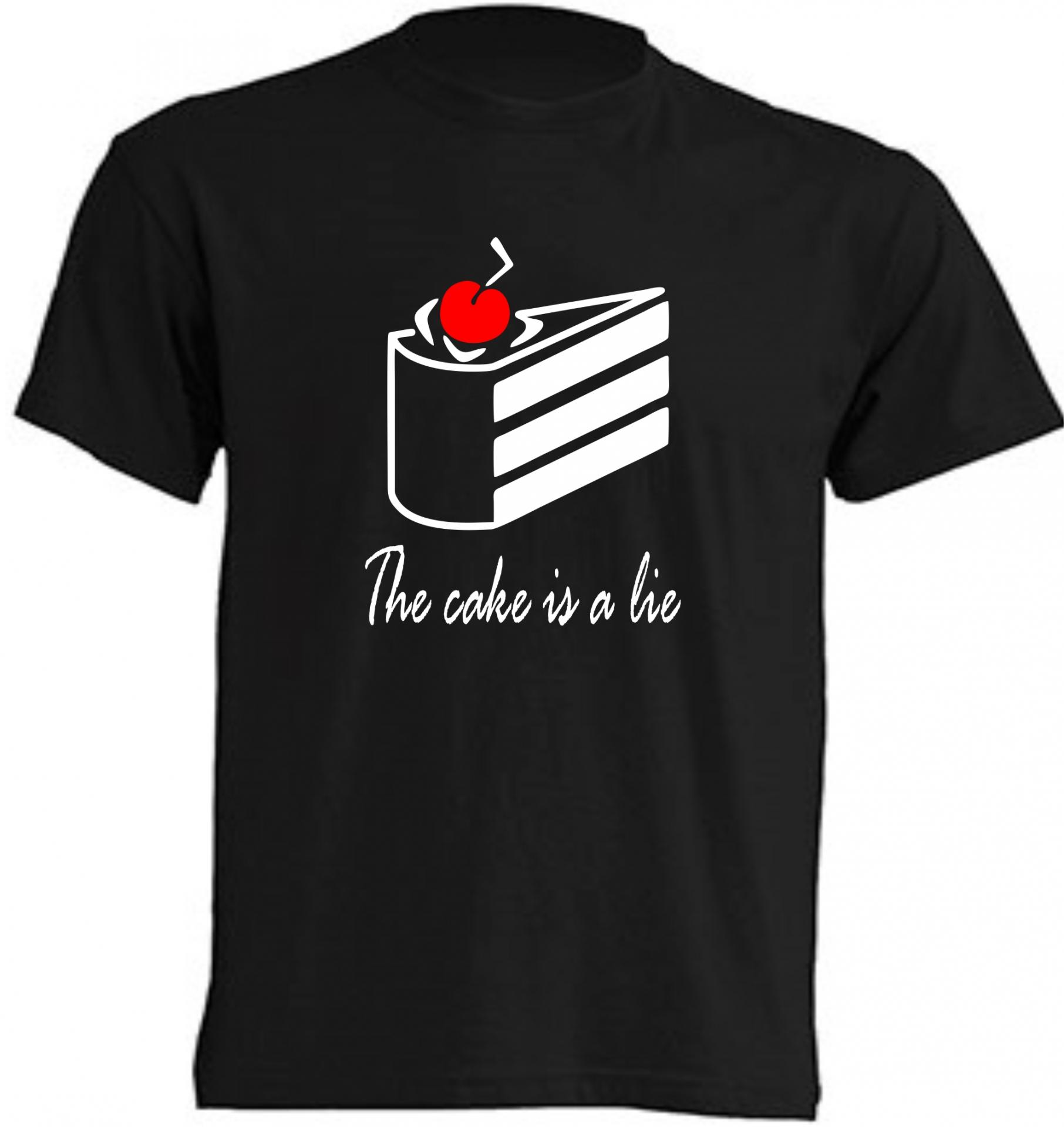 CAMISETA THE CAKE IS A LIE