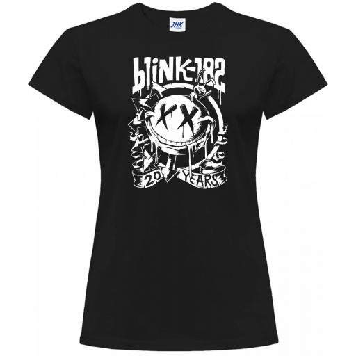 Camiseta Entallada de chica  - Blink 182 20 años