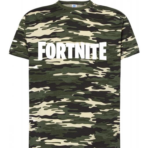 Camiseta Camouflage con Fortnite