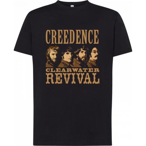 Camiseta Creedence Clearwater Revival - Manga corta y larga - 100% algodón