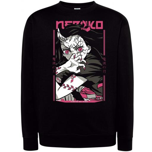 Sudadera Cuello Redondo Nezuko