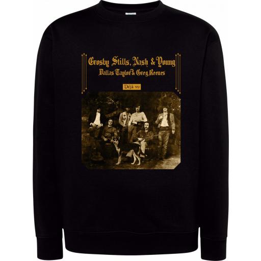 Sudadera Cuello Redondo - Crosby, Still, Nash and Young