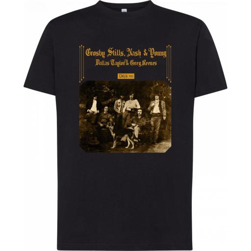 Camiseta Crosby Stills Nash and Young - Manga corta y larga - 100% algodón