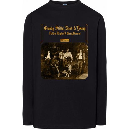 Camiseta Crosby Stills Nash and Young - Manga corta y larga - 100% algodón [1]