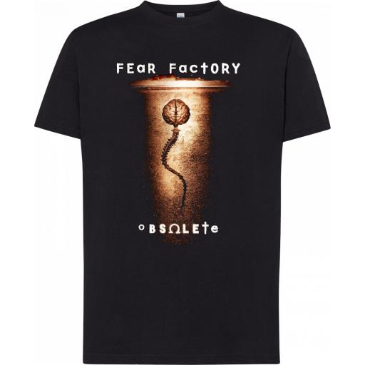 Camiseta Fear Factory - Obsolete  - Manga corta y larga - 100% algodón