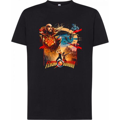 Camiseta Flash Gordon  -  100% algodón