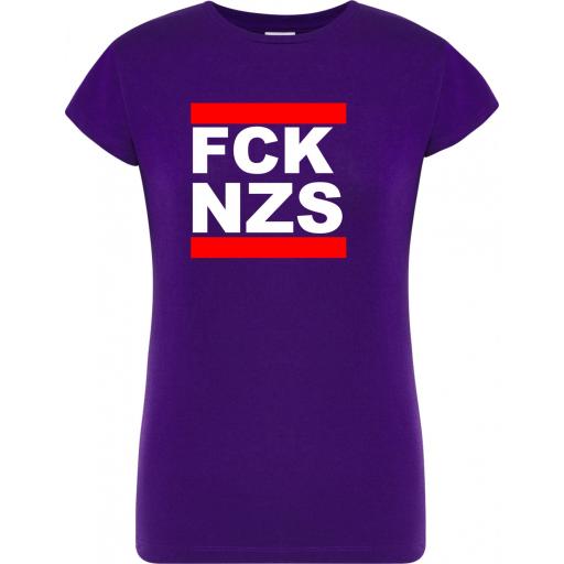 Camiseta de chica Fuck Nazis [1]