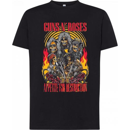 Camiseta Guns n Roses -  100% algodón